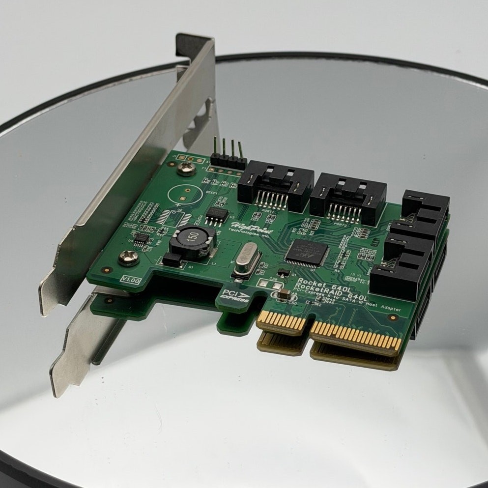 HighPoint Tech RocketRAID 640L 4-Channel 6Gb/sSATA PCIe 2.0 RAID Controller