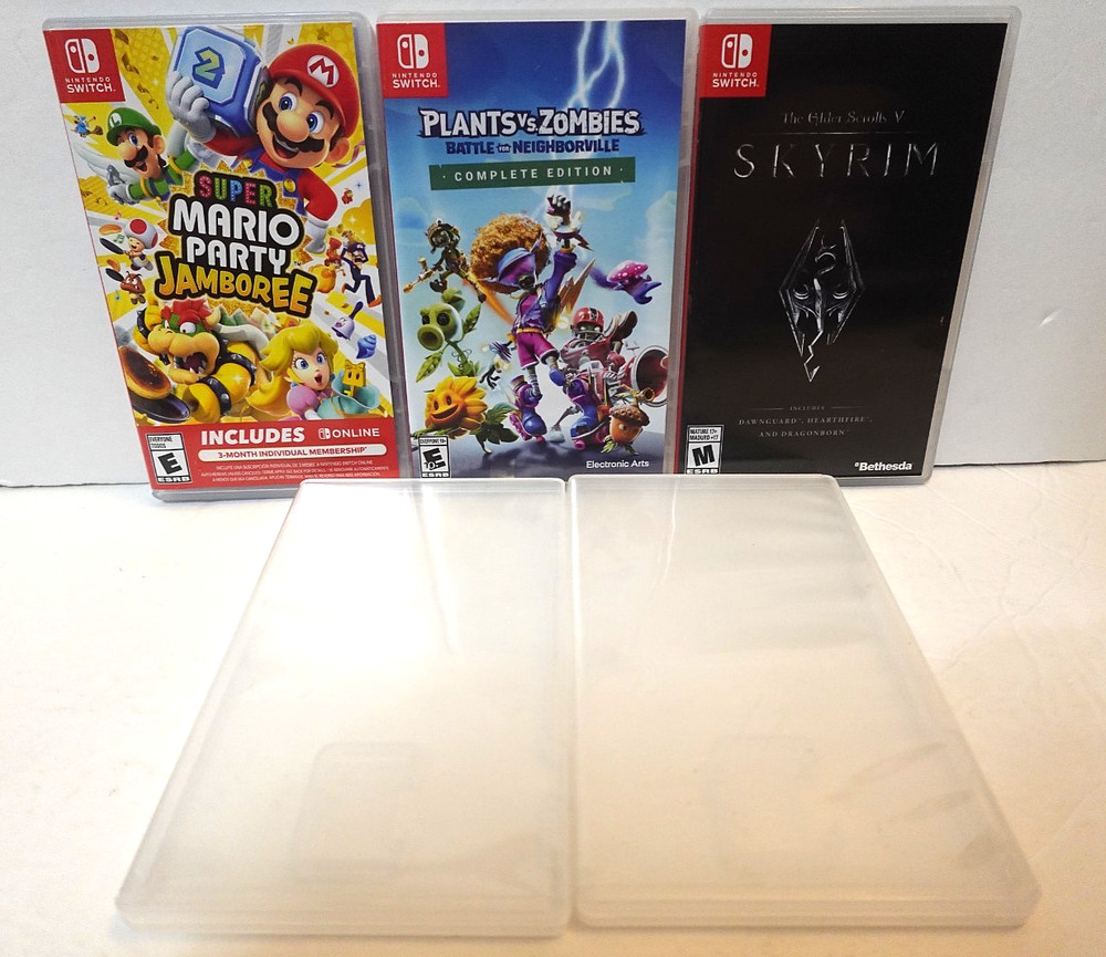 Nintendo Switch replacement game cases (NO manuals, games, ect.)