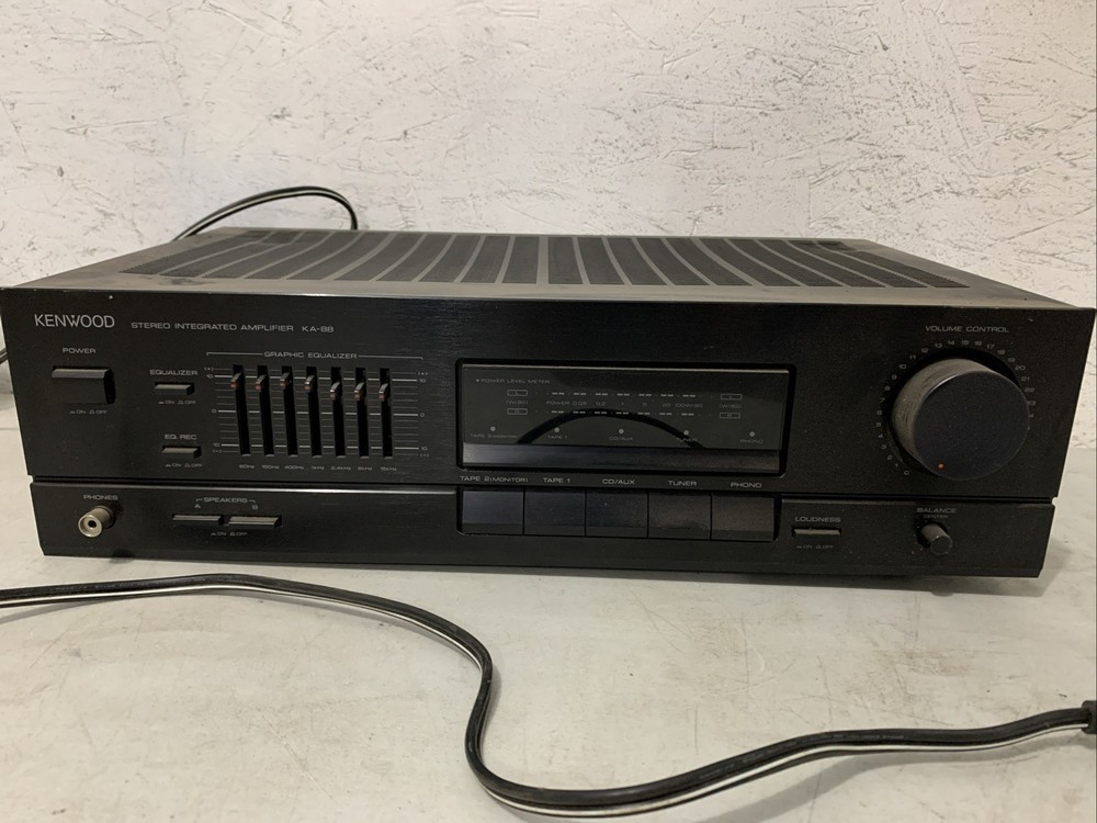 Kenwood KA-88 Stereo Integrated Amplifier - POWERS ON