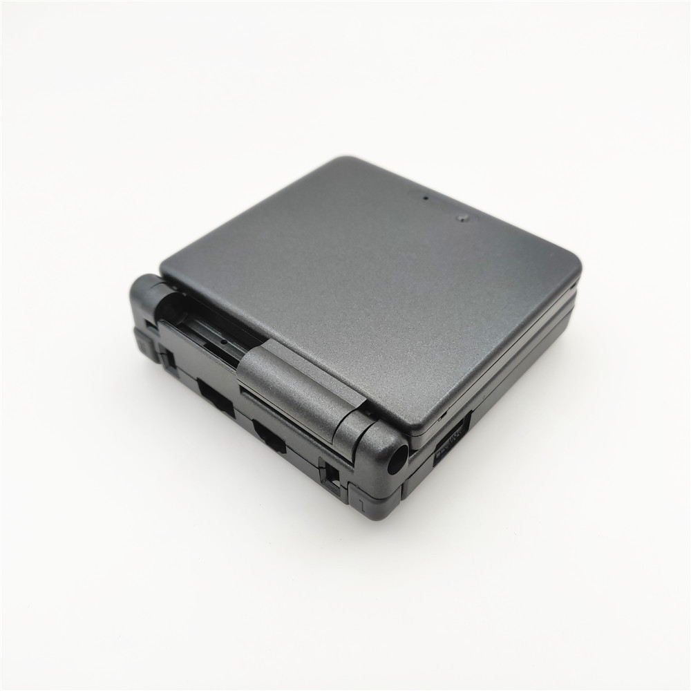 Gray Graphite Shell Case for GBA SP Gameboy Advance SP--Colors Buttons Optional