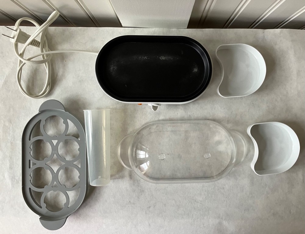 Salton Great Eggs Electric Egg Poach & Boil, Model EG1, 6 Eggs, EUC