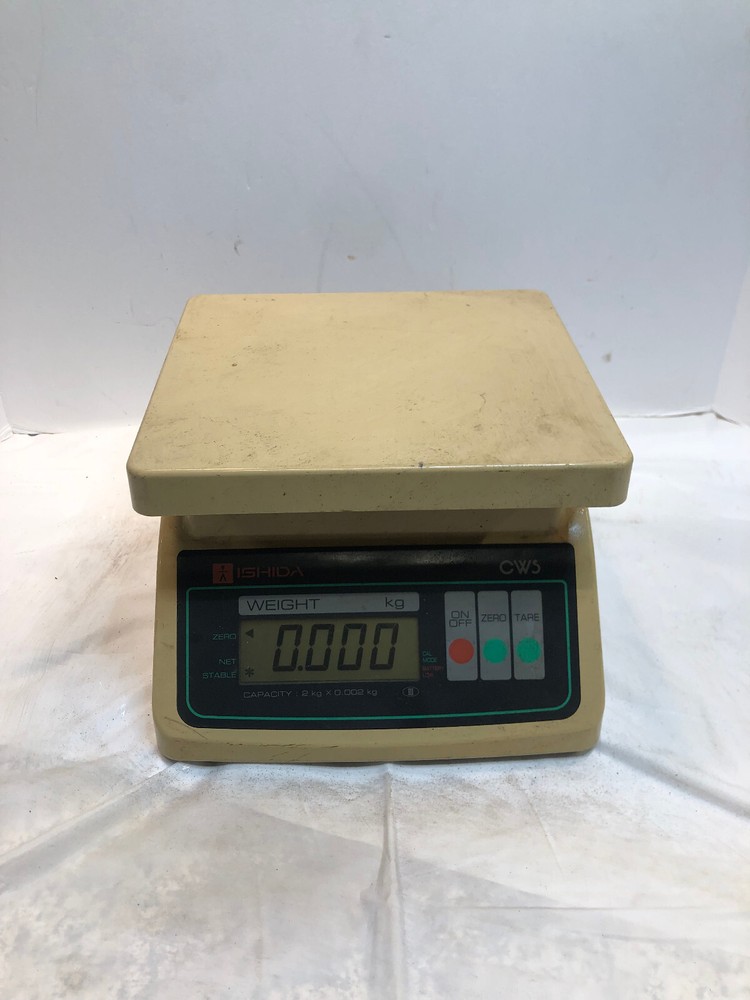 Ishida CWS Electronic Digital Portable Bench Scale KG Battery Operated