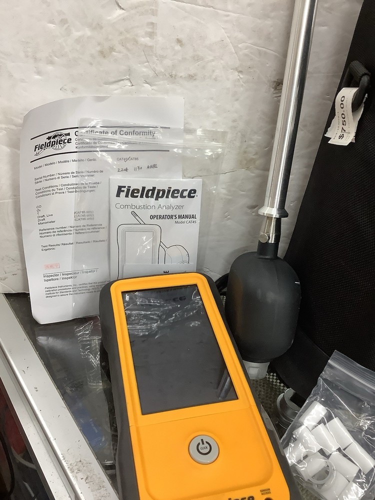 Fieldpiece Cat45 Combustion Analyzer With Case 123208