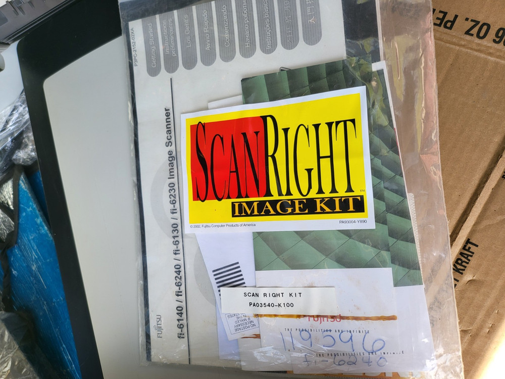 fujitsu fi-6240 Flatbed Document scanner