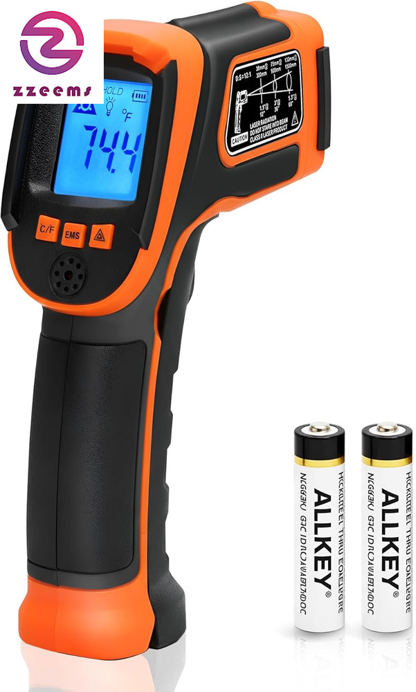 Infrared Temperature Gun - Handheld Surface Infrared Thermometer for Griddle, Gr