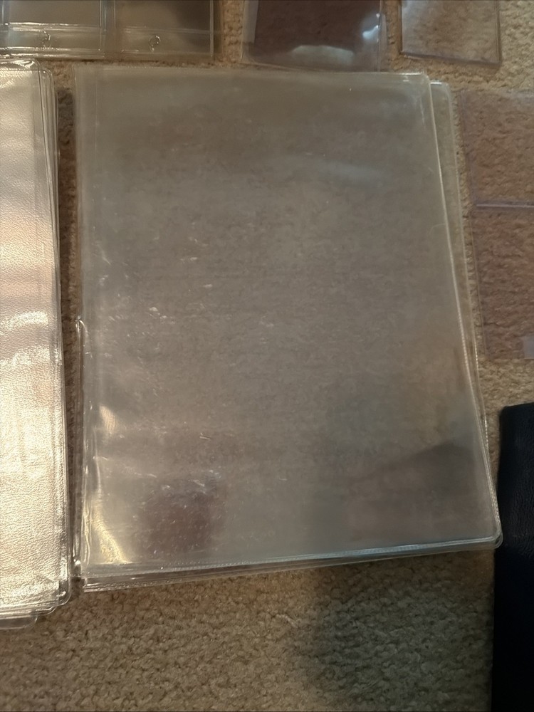 Clear Protective Sheets For Stamp Organization