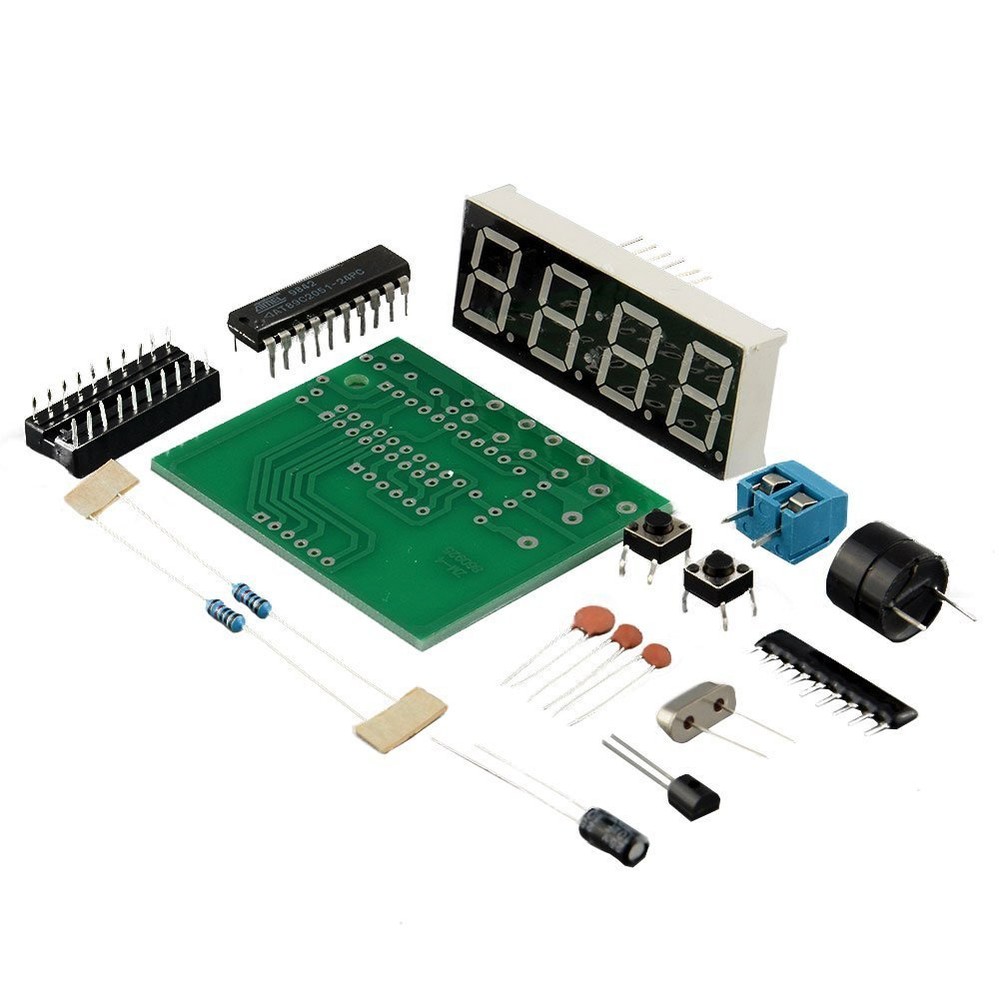 1/2/5/10PCS AT89C2051 Digital 4 Bits Electronic Clock Electronic Production NEW