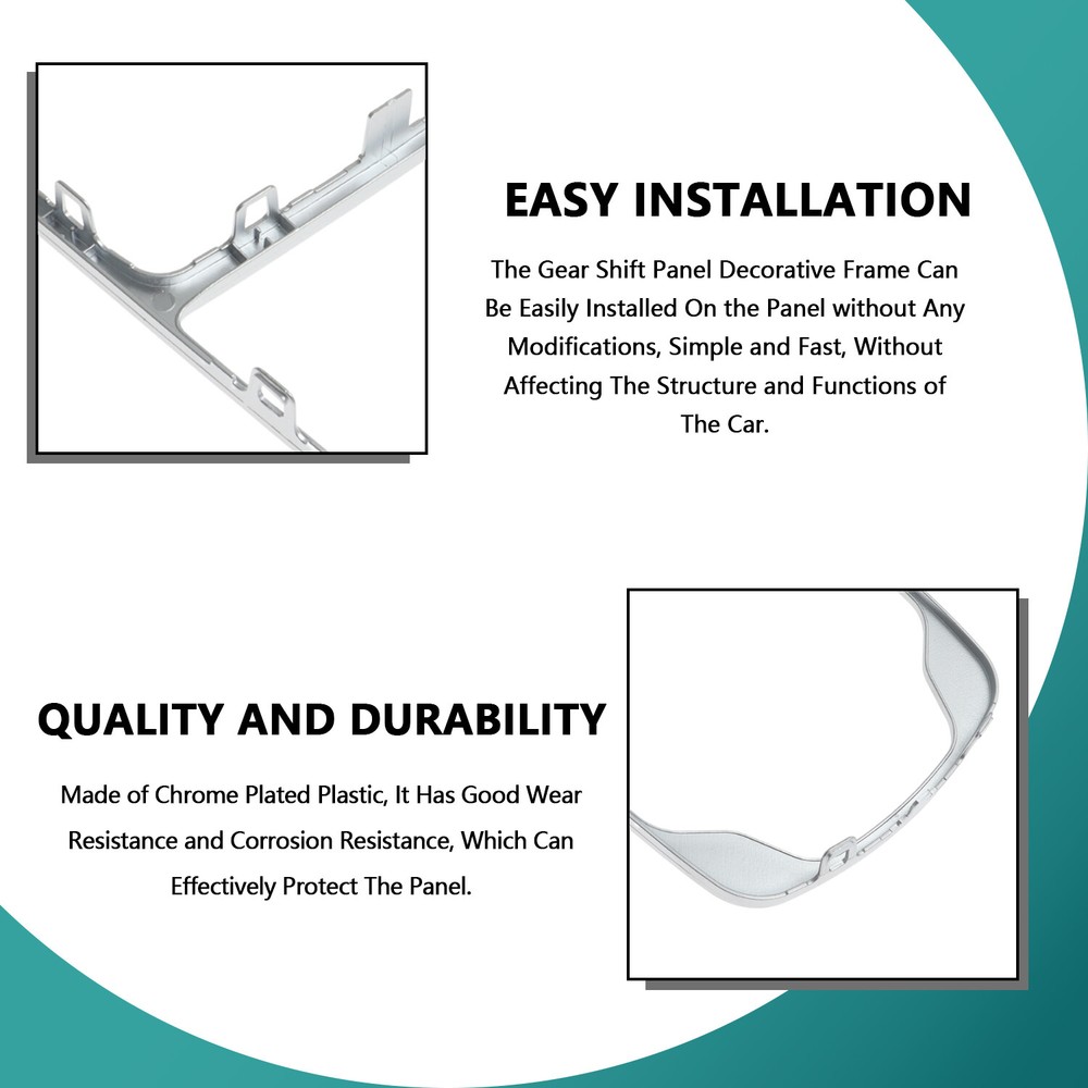 Central Console Chrome Gear Selector Trim for Audi 2013-2020 A3 S3 RS3