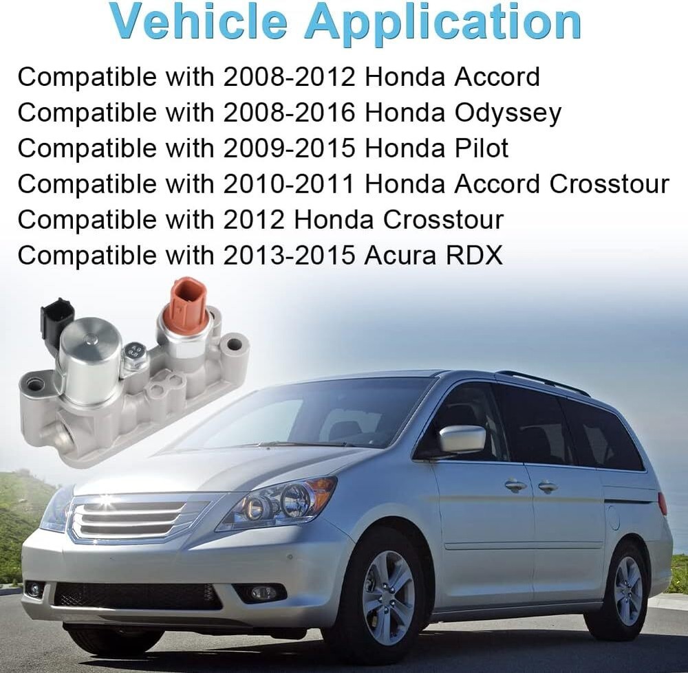 Engine Variable Valve Timing VVT Solenoid Compatible with 2008-2012 Honda Accord