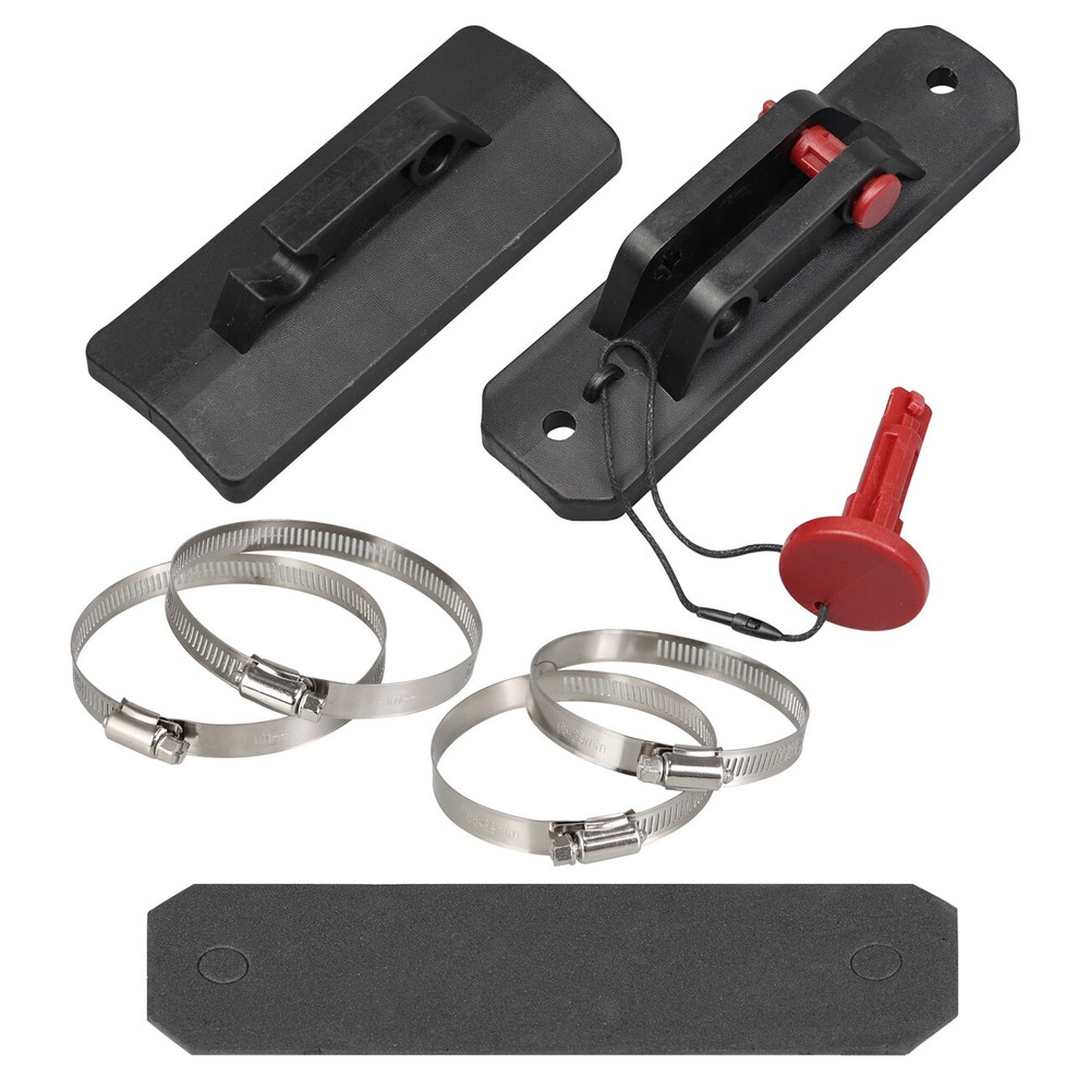 UTV Quick Release Roll Bar Fire Extinguisher Mount Holder with 4 Fixing Clips