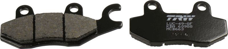 Brake Pad Set, disc brake TRW MCB663