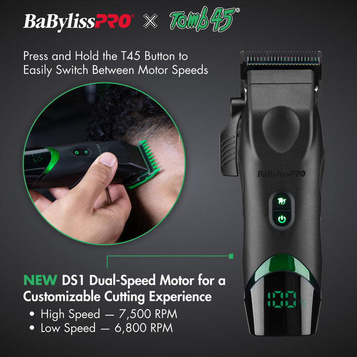 BaBylissPro Tomb45 Wireless-Charging Hair Clipper - BRAND NEW | FXT45C + Pad