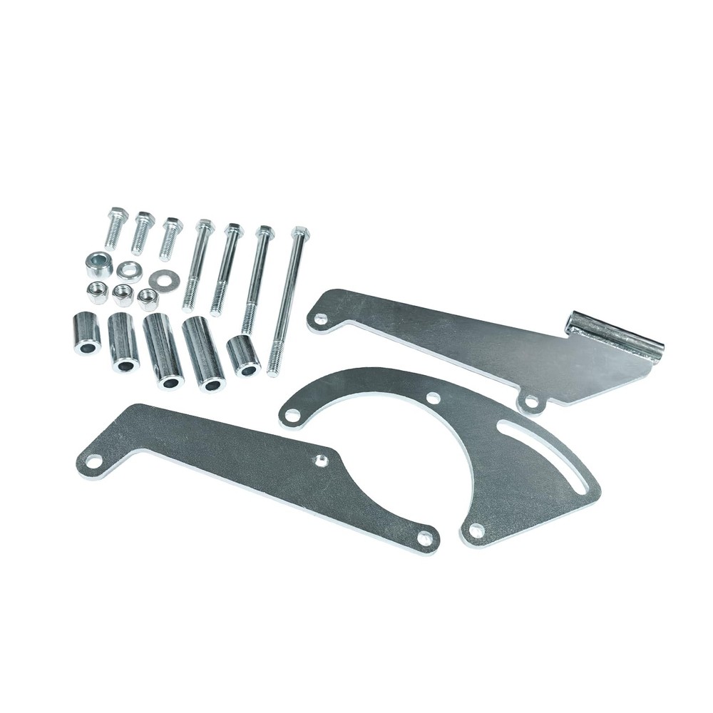 Small Block For Chevy Driver Side A/C Air Conditioning Compressor Mounting Br...