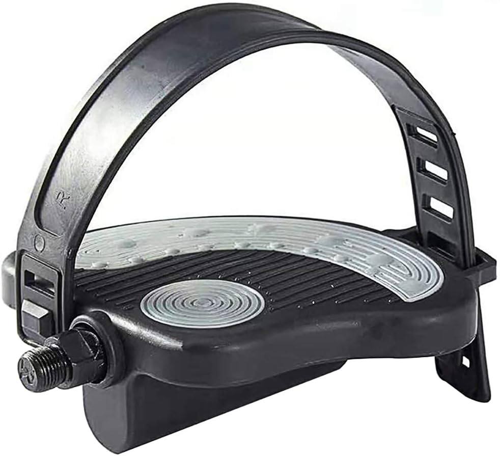 Replacement Pedals with Straps for Peloton and Spin Bikes