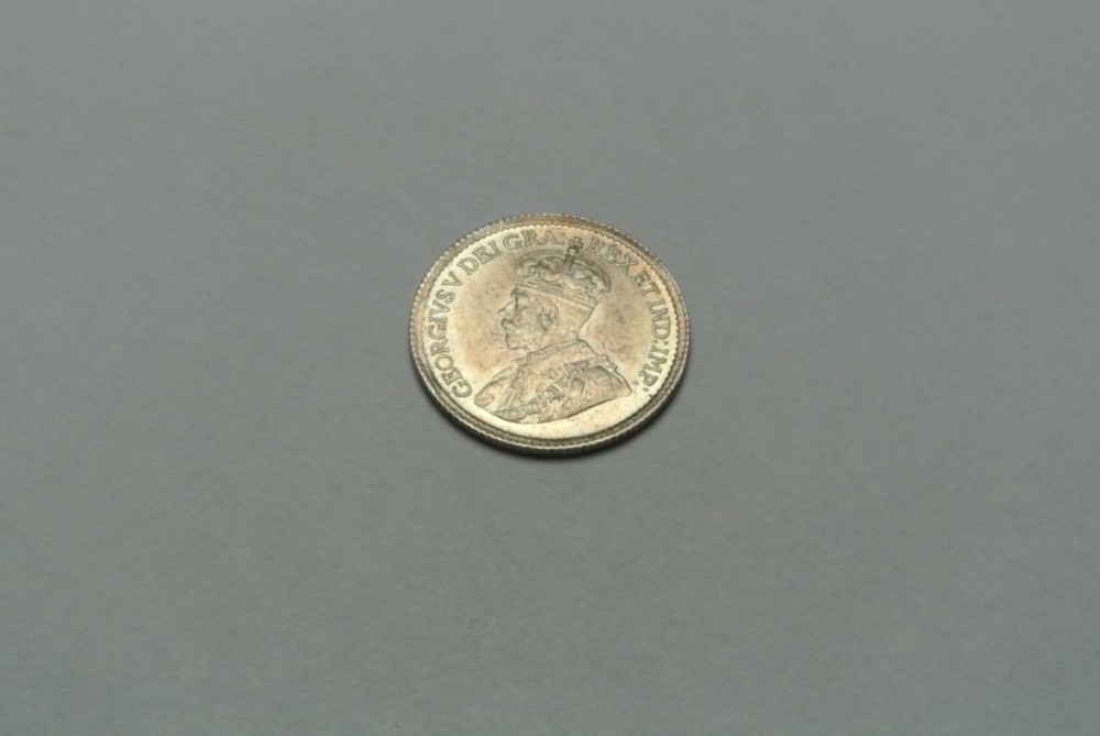 1919 Canada 5 Cent Silver Nickel, BU Condition - C8008