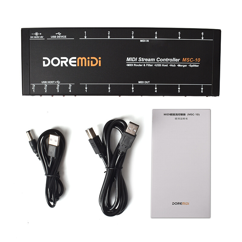 DOREMiDi MIDI Stream Controller MSC-10 Route and Filter MIDI Messages