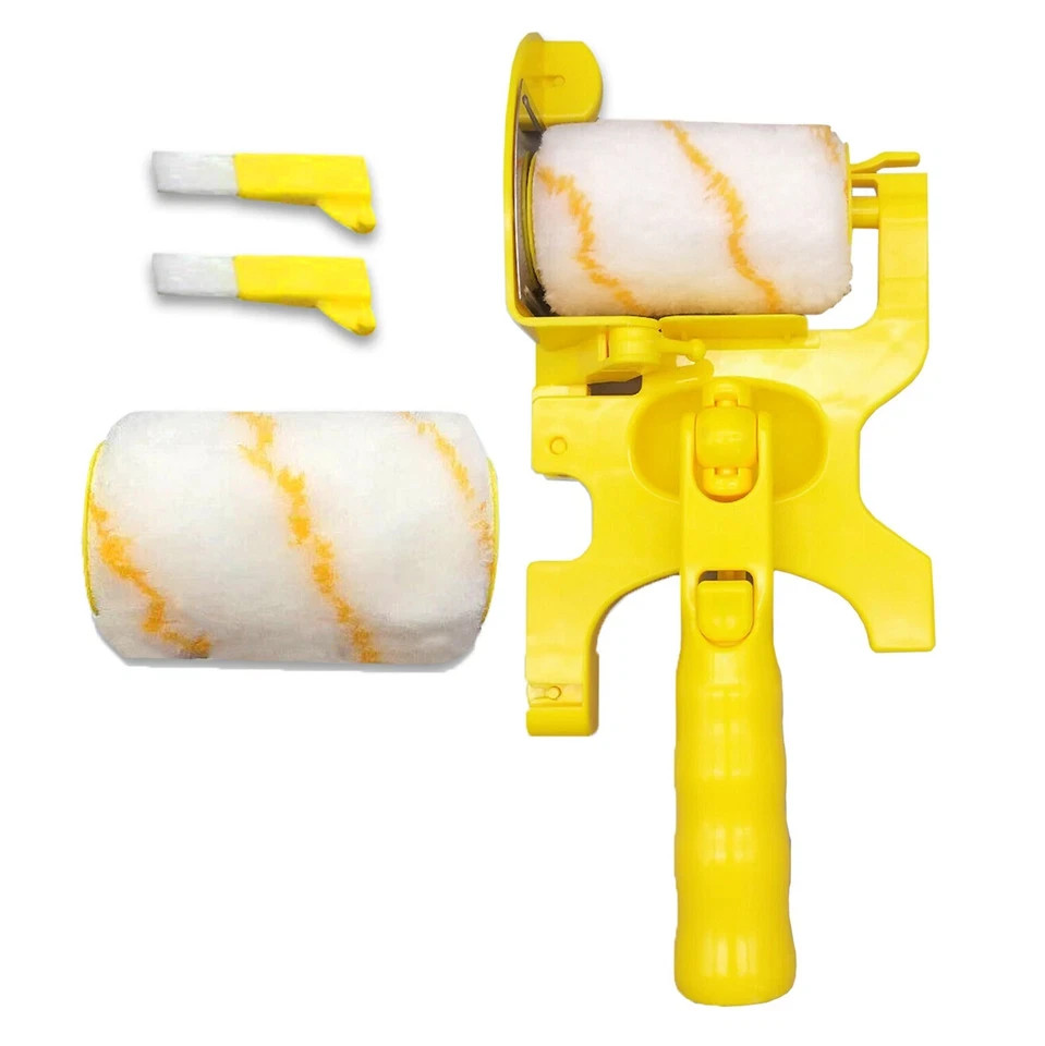 Multifunctional Clean-Cut Paint Edger Roller Brush Safe Tool for Wall Ceiling US