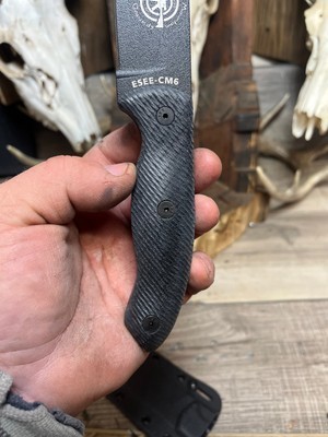 Esee CM6 Canvas Micarta Handles