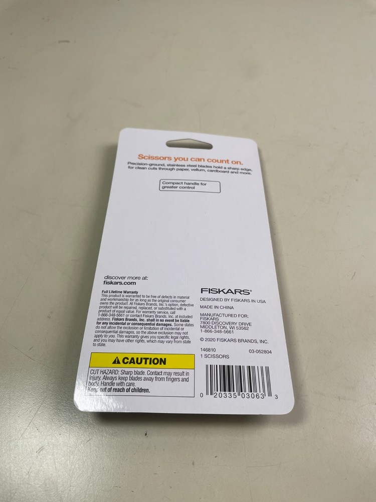 Fiskars Precision Tip Scissors for Household Materials 146810