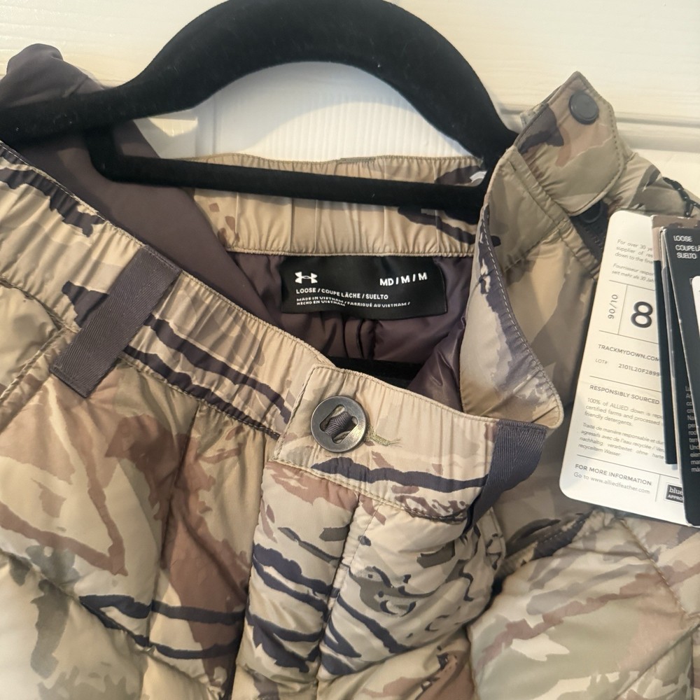 Under Armour Premium Camo Down Hunting Set – NEW