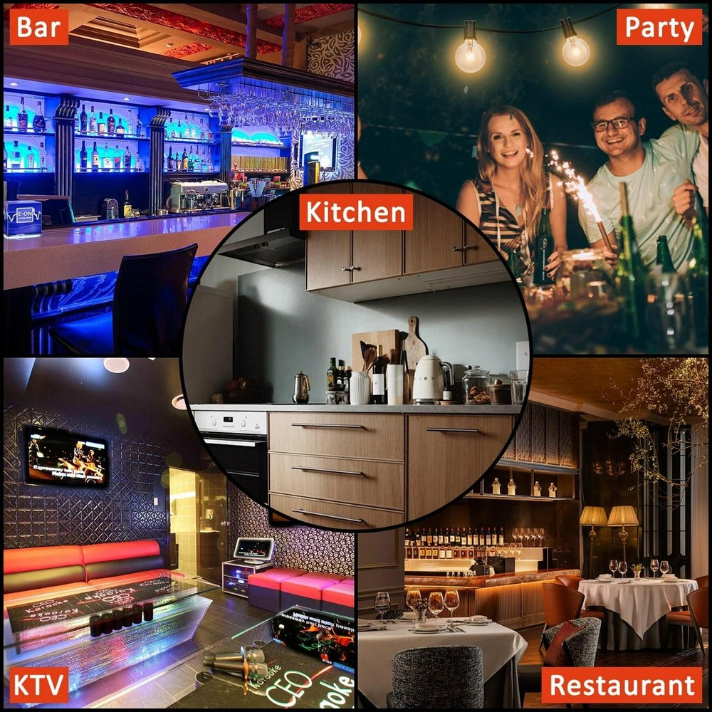 4-Step 16 Lighted Liquor Bottle Display Shelf With Remote APP Control