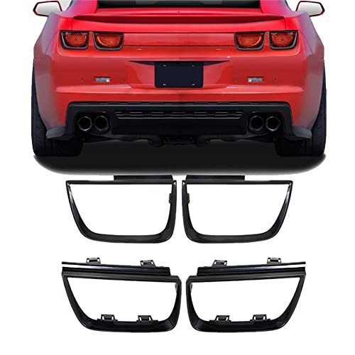 4 PCS Tail Light Bezel Covers Replacement for 2010-2013 Camaro LT LS SS