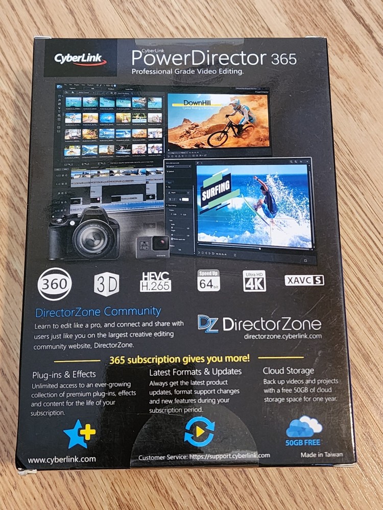 Cyberlink Power Director 365 Create PC Professional Video Editing Software