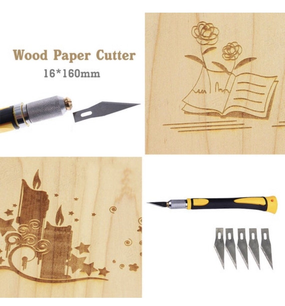 12PC Hobby Precision Craft Utility Knife Knives Kit