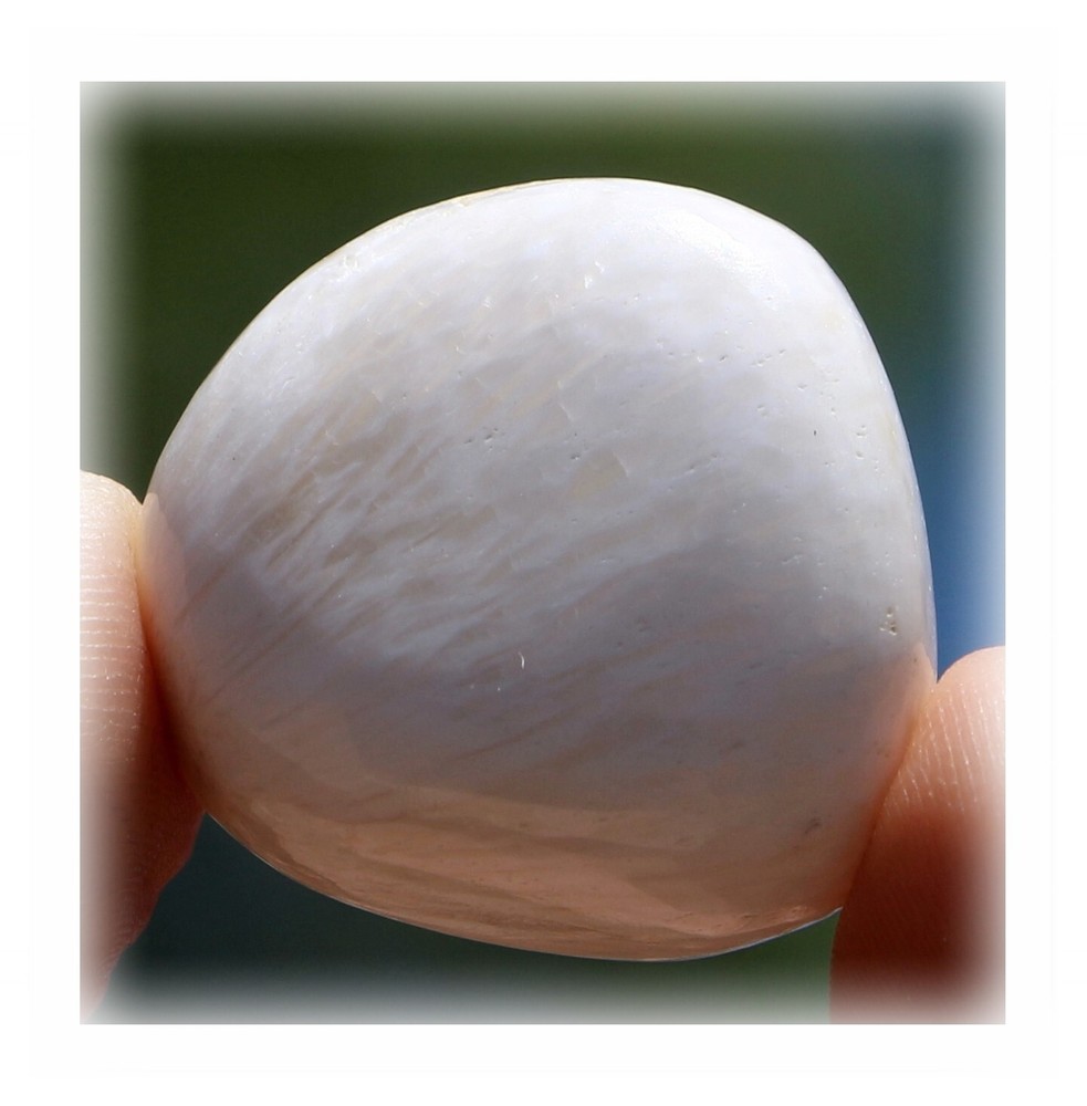 Tumbled Polished Stone: Scolecite from India (SCO66)