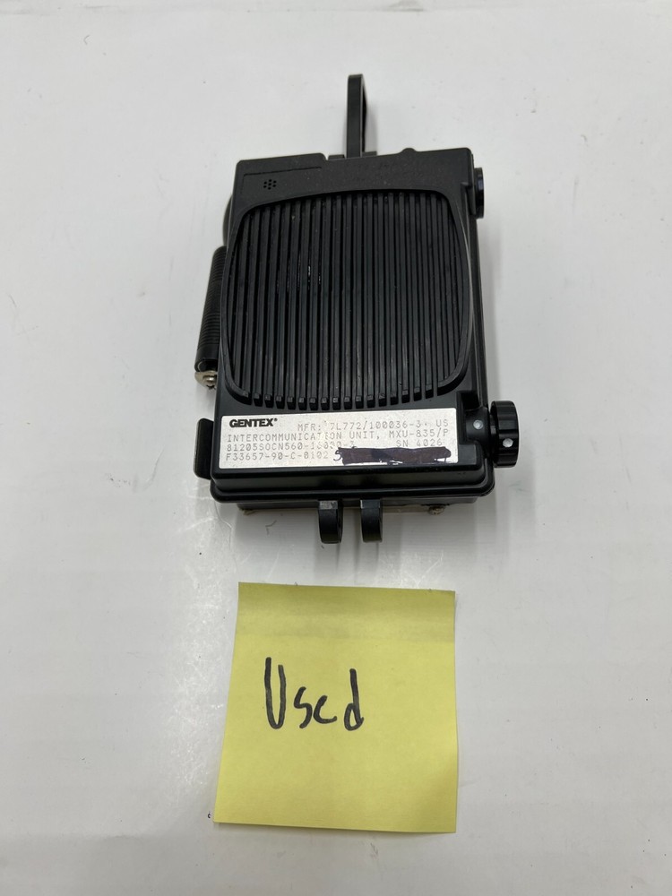 Gentex MXU-835/P Flying Helmet US Intercommunication Unit USED UNTESTED