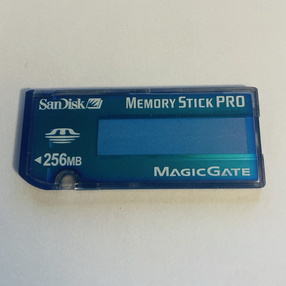 SanDisk Memory Stick Pro Magic Gate 256MB SDMSV-256 Sony Camera Memory Card