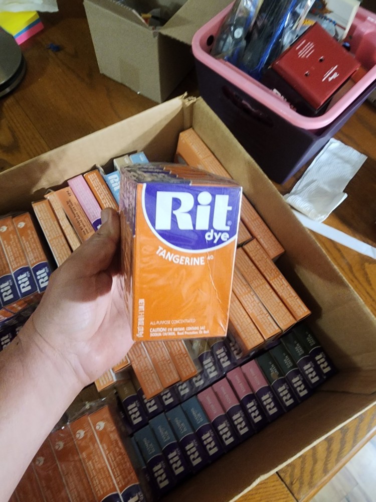 Rit Dye (Boxed Powder) Bulk 130+ Boxes Multiple Colors