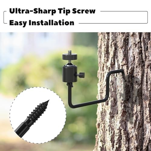 Trail Camera Tree Mount: 360 Degrees Adjustable Game Camera Mount with 1 Pack