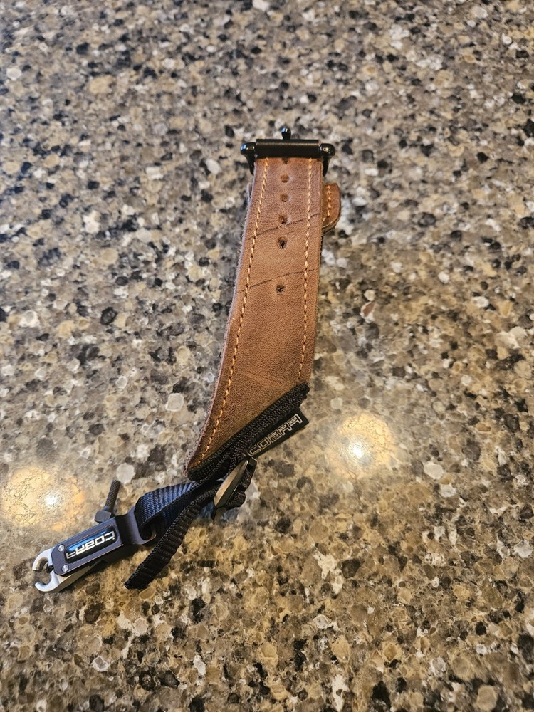 Cobra Archery Release Aid / Trigger for Bow Tan Leather