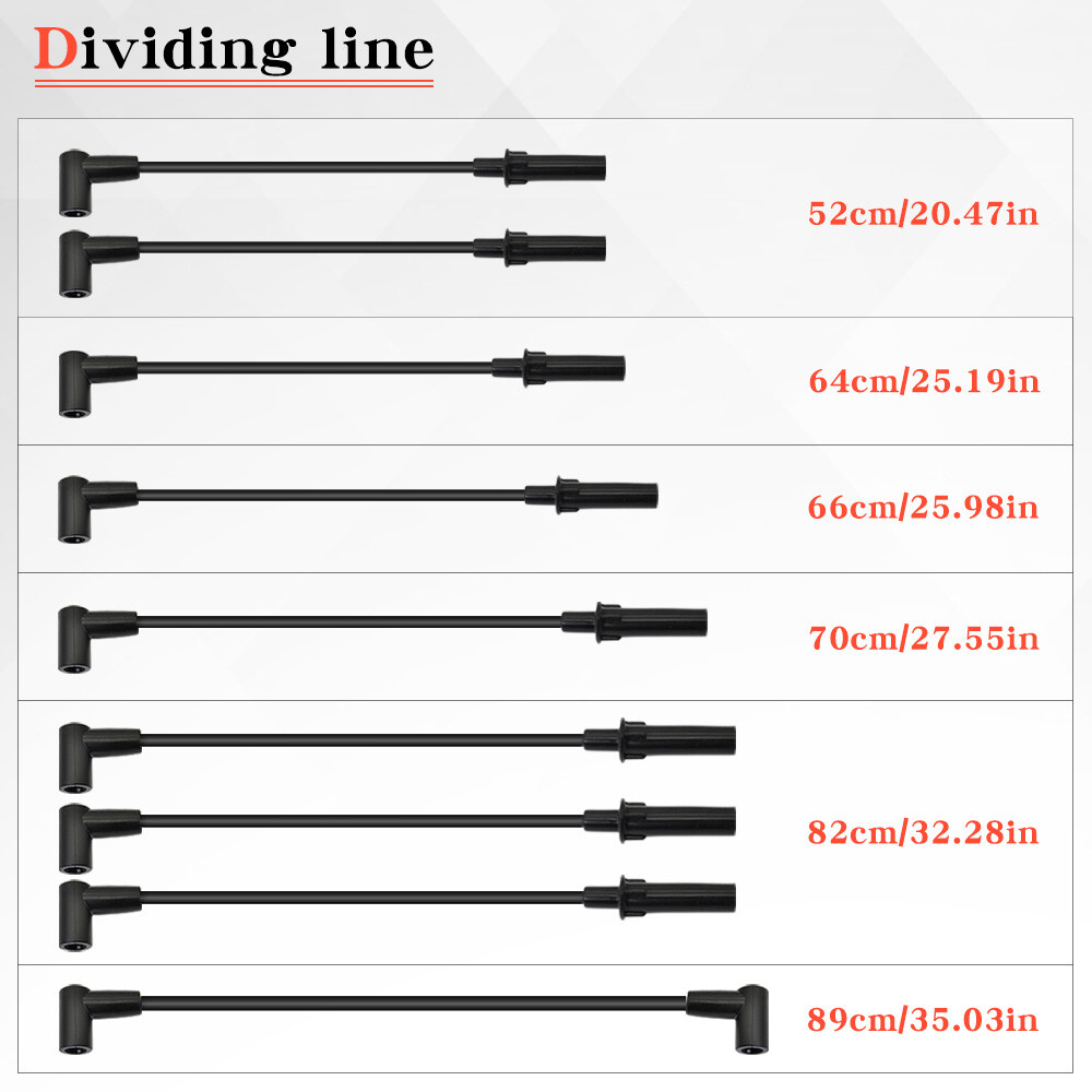 Spark Plug Wire WCHR04 For 1992-2003 Dodge Ram 1500 2500 3500 V8 5.2l 5.9L