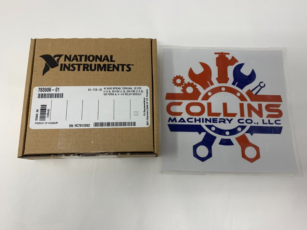 National Instruments 783906-01 CompactDAQ/RIO Electromechanical Relay Module NEW
