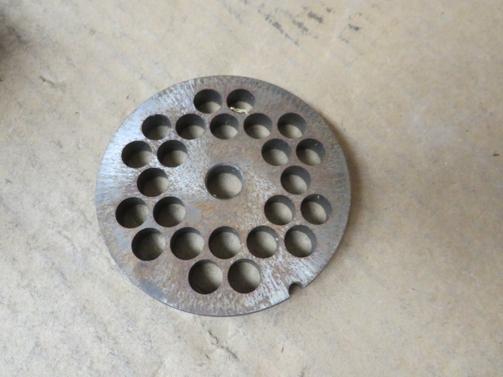 Hobart grinder Plate, 3/8", #22,