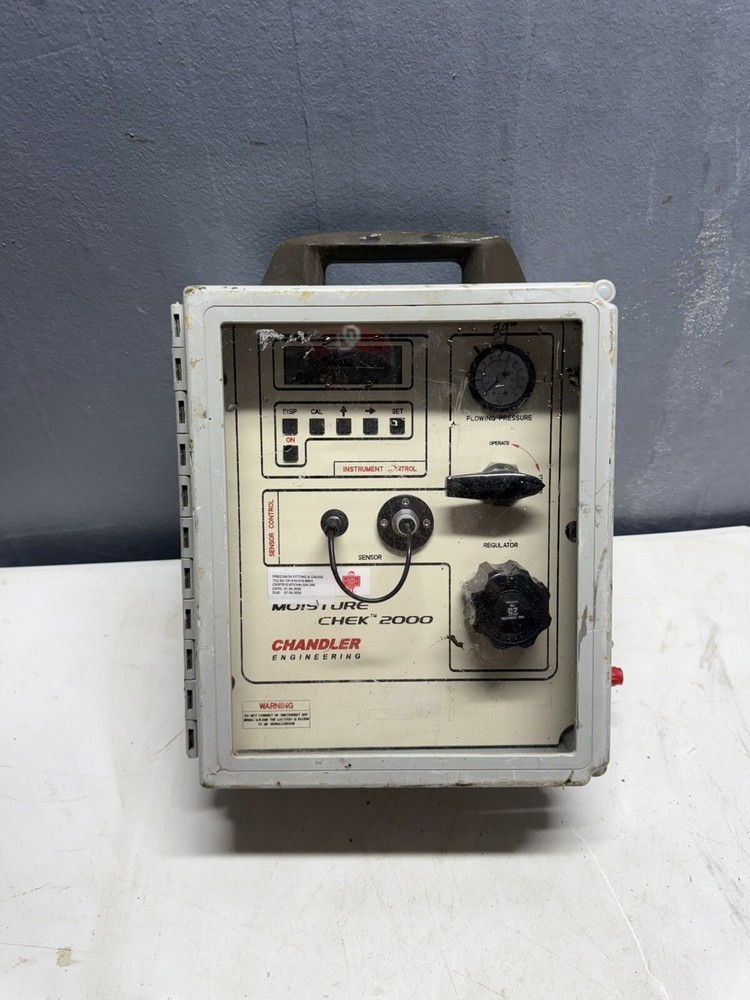 Chandler engineering moister chek 2000 Untested