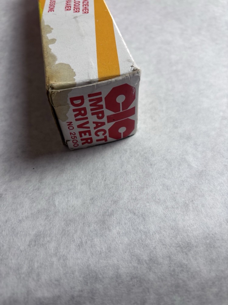 CIC Impact Driver No 2500 Complete 13 Bits, Metal Case, Original Box & Insert