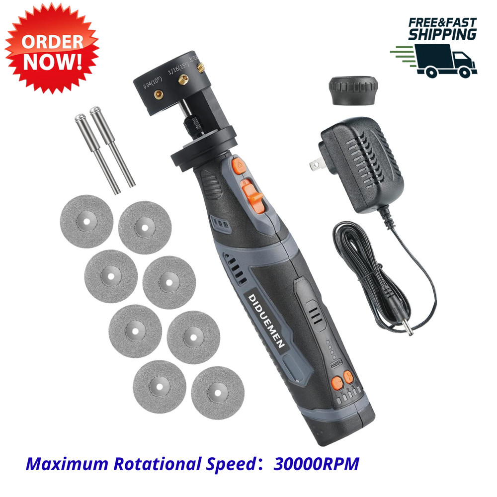 8V Cordless Tungsten Electrode Sharpener Grinder for TIG Welding Multi-Angle