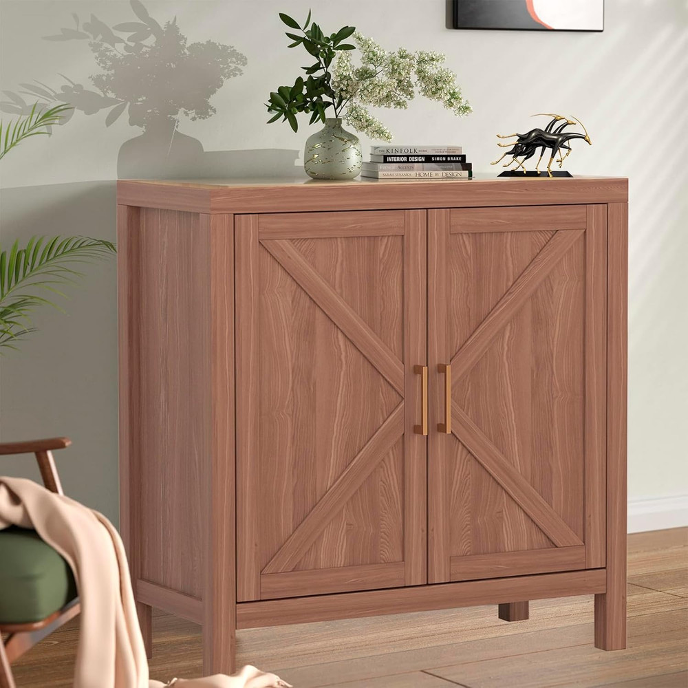 3-Tier Sideboard Buffet Cabinet with Adjustable Shelves for Kitchen & Dining Roo