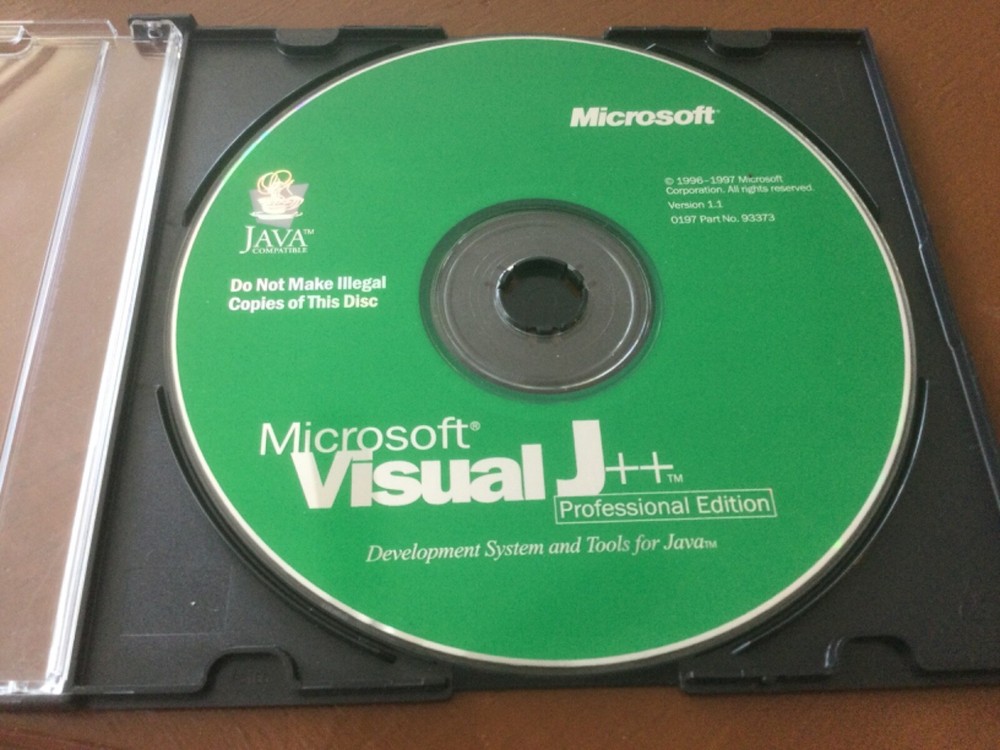 Microsoft Visual J++ Professional Edition Version 1.1