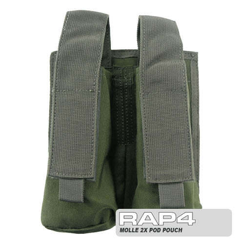 OLIVE DRAB MOLLE Double Pod Pouch