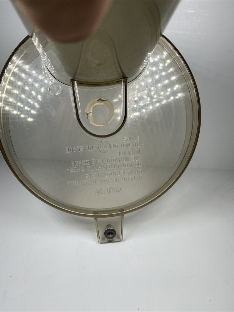 General Electric GE D3FP1B Food Processor Replacement Part Lid Top Cover Pusher