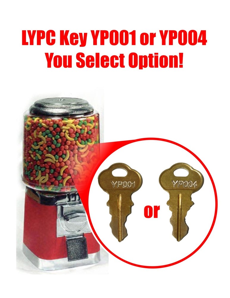 LYPC Key YP001 YP004 Key Options - You Select From Dropdown Menu