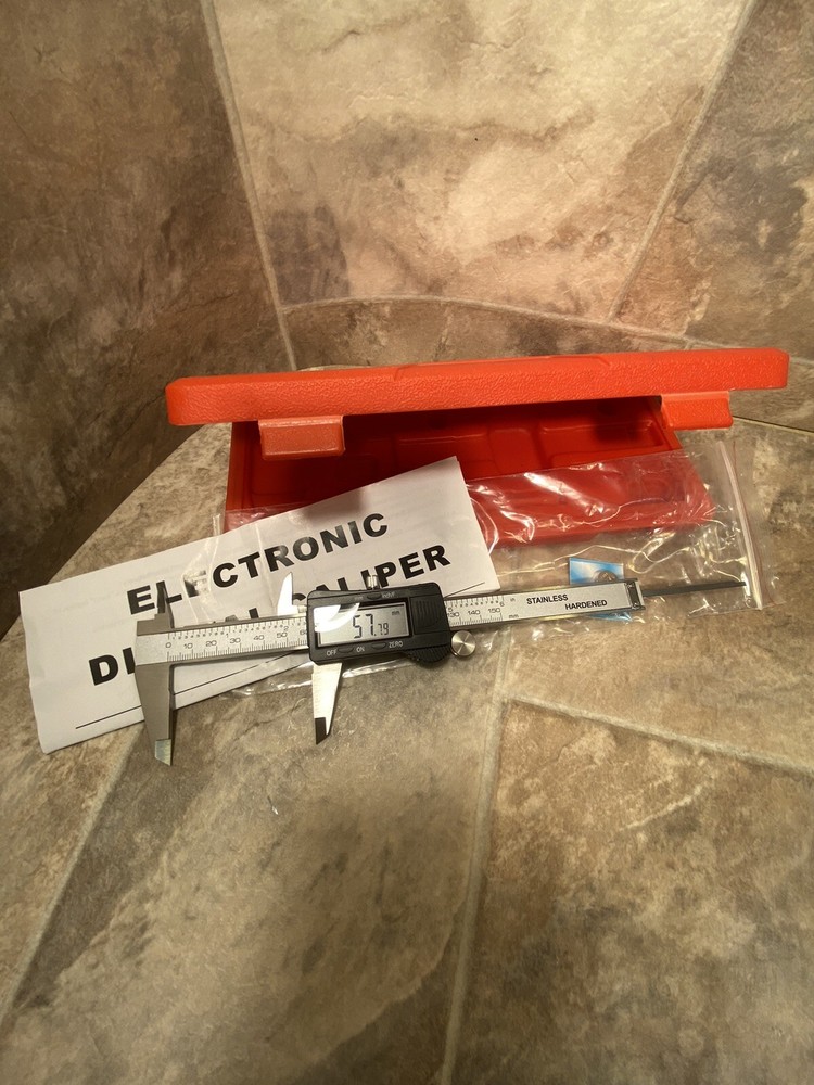 Digital Caliper 0-150mm unbranded tested works new open box
