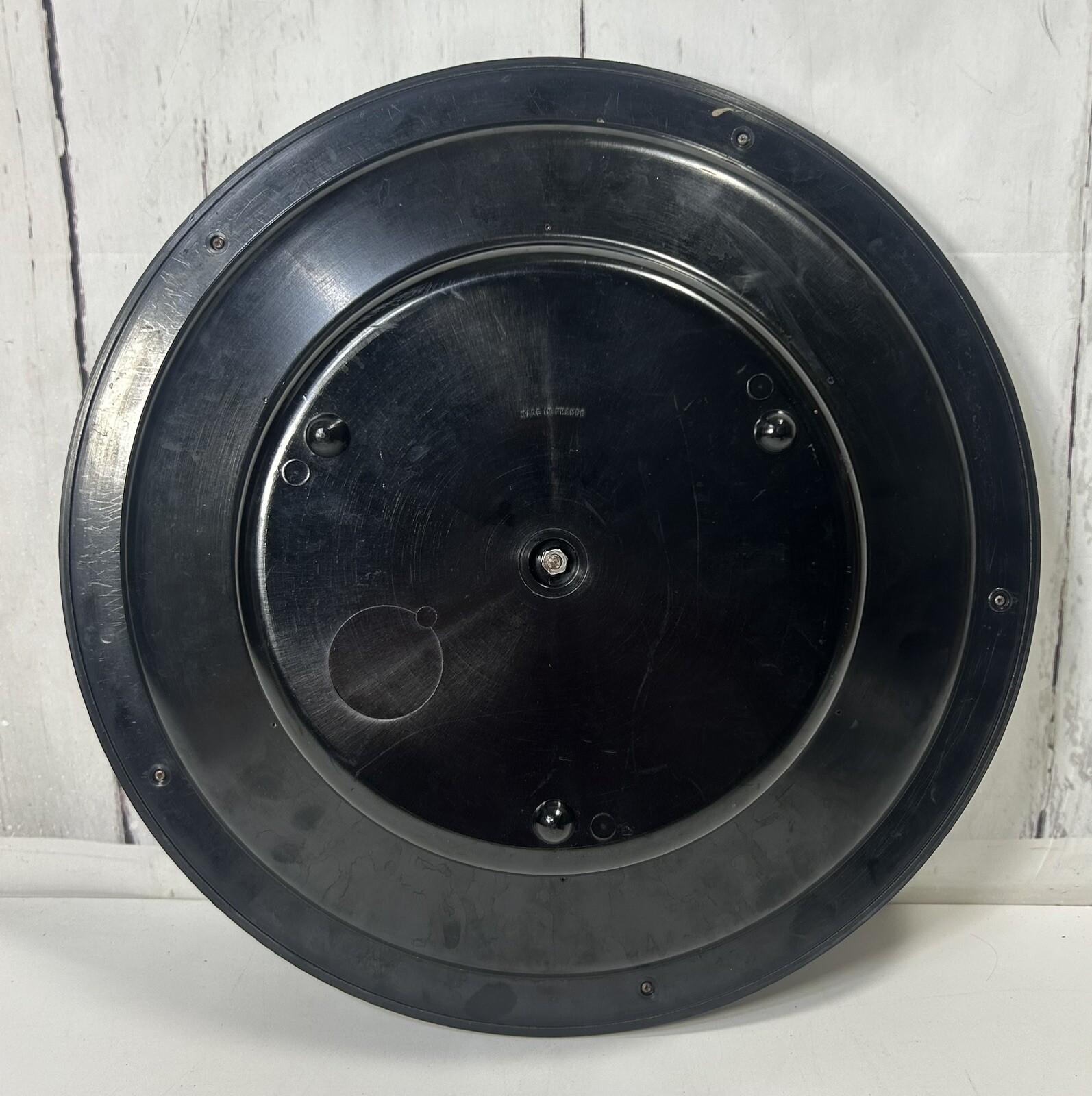 VINTAGE TABLETOP ROULETTE WHEEL ANTIQUE GAMBLING GAMING CASINO MADE FRANCE VIDEO