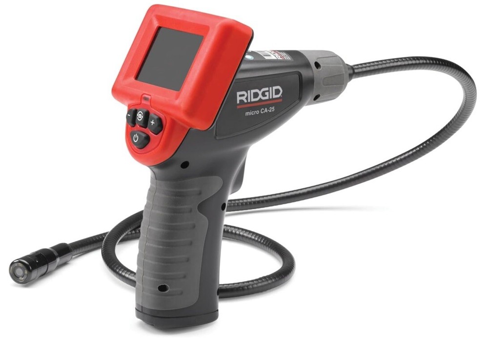 RIDGID 40043 Micro CA-25 Hand-Held Inspection Camera with 4' Cable, Borescope,