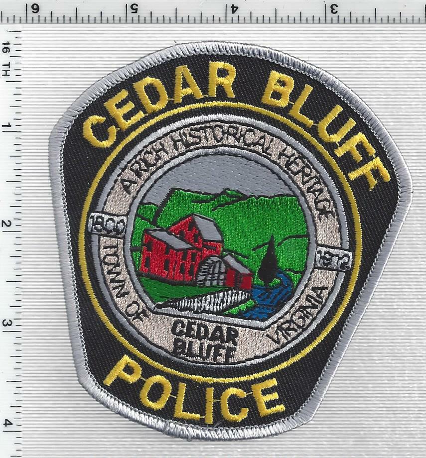Cedar Bluff Police (Virginia)  Shoulder Patch