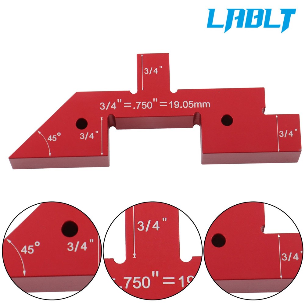 LABLT Height Gauge Router Table Setup Bars Precision Setup Blocks 14piece set